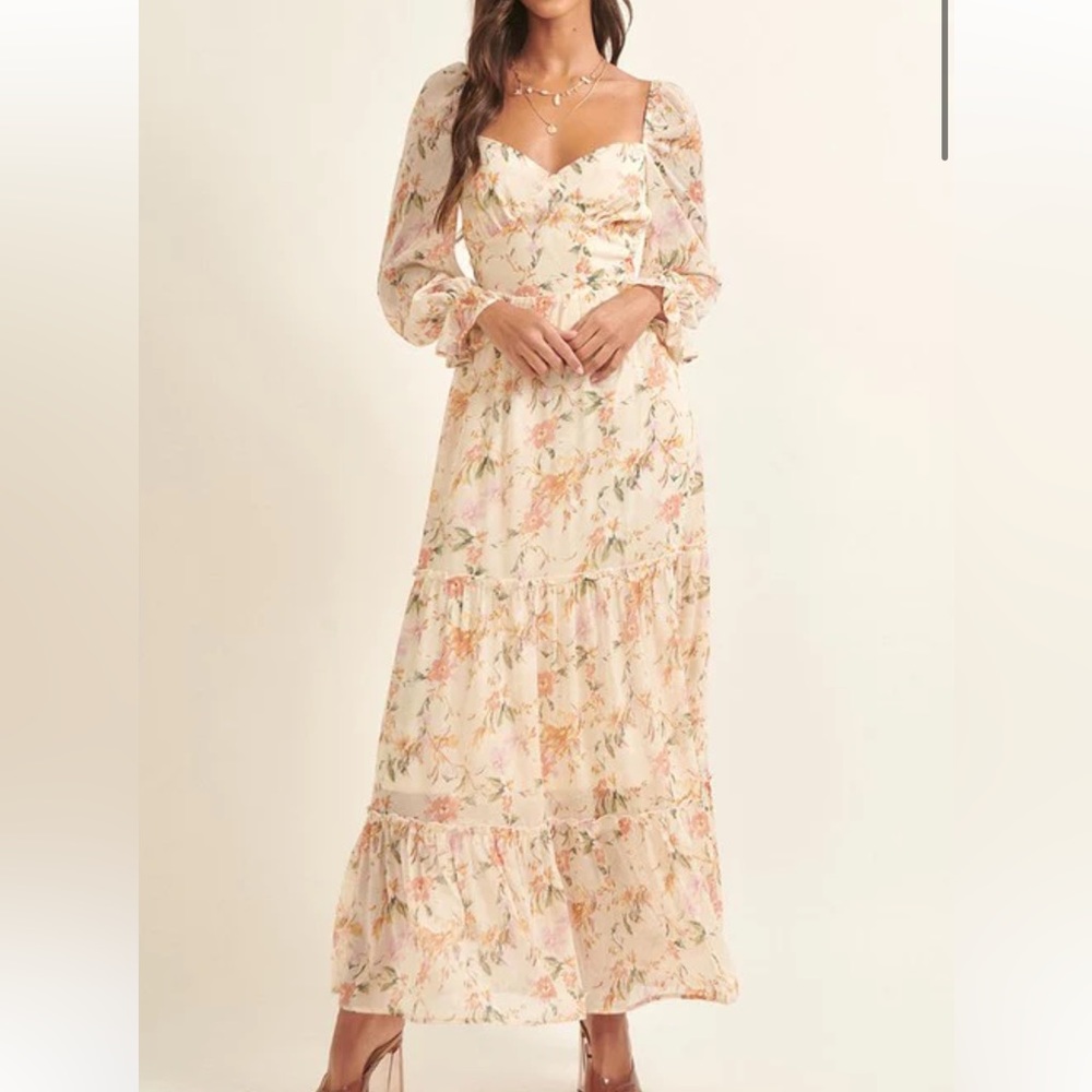 Floral Promesa Dress, Size S